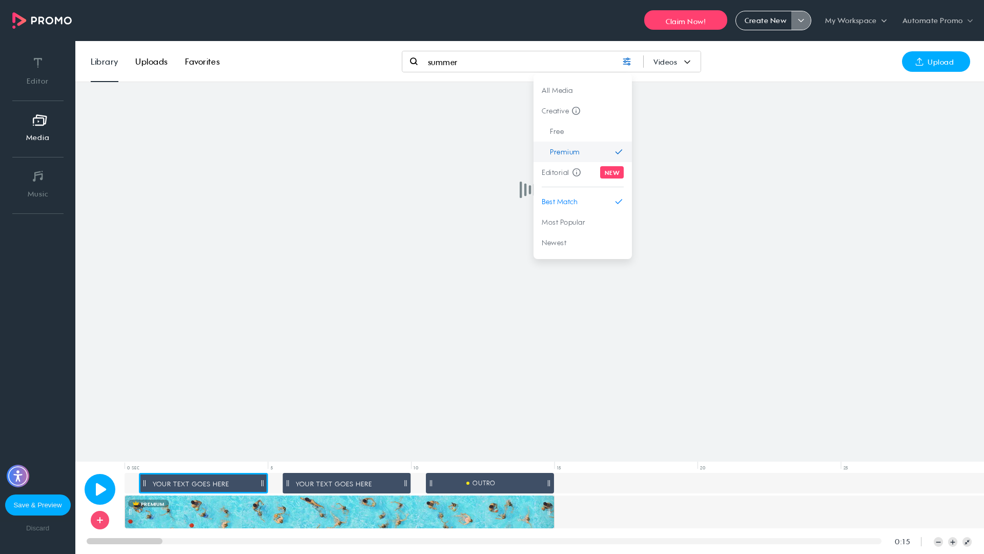 Test failure screenshot